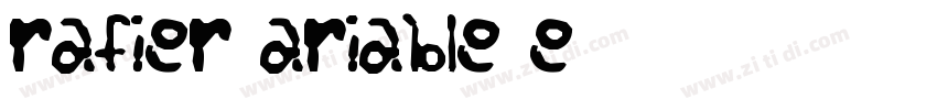 Grafier Variable Re字体转换
